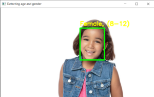 Detecting age and gender girl2