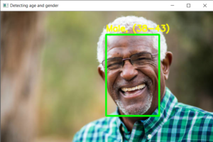 age and gender detection example